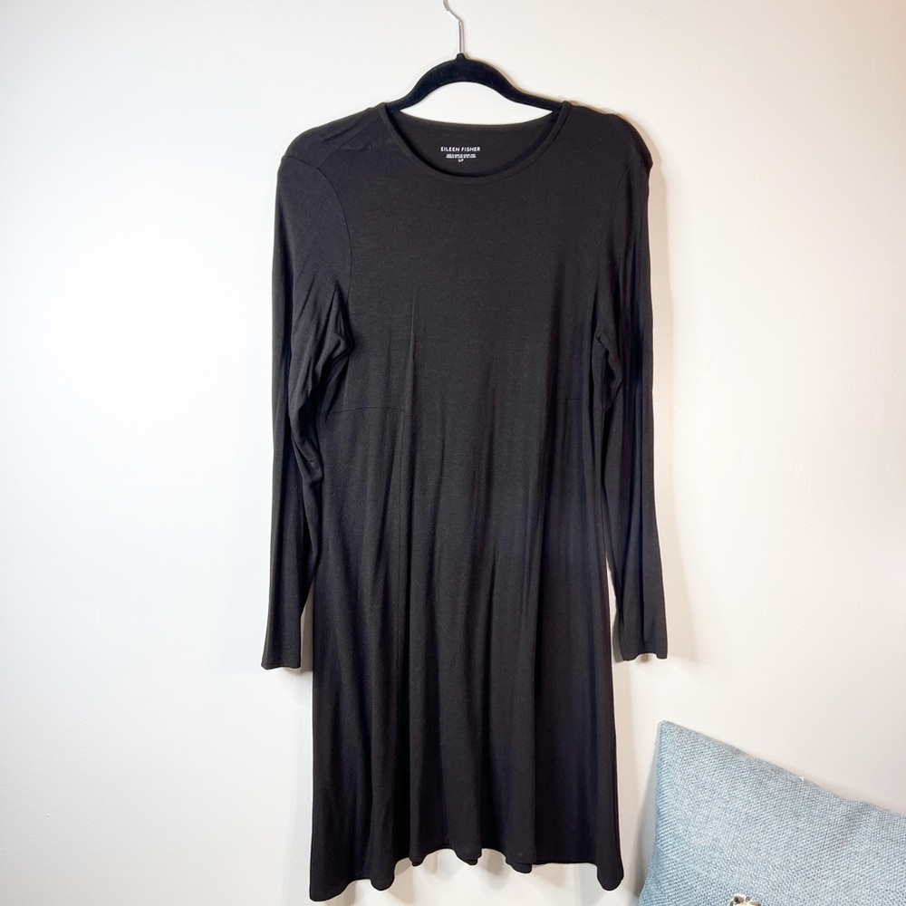 Eileen Fisher Long Sleeve Midi Dress sz S/P